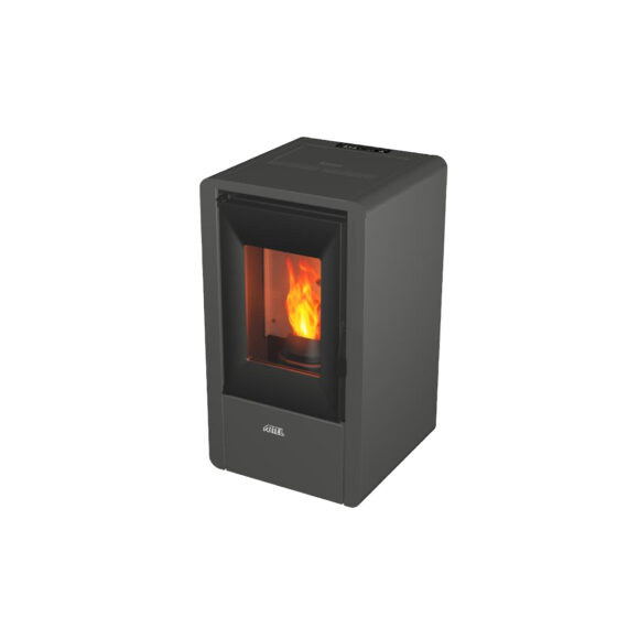 Salamandra a pellet 7kW Ar Ventilado Artel Nina Cinza