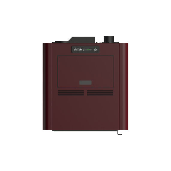 Salamandra a pellet 7kW Ar Ventilado Artel Nina Bordeaux