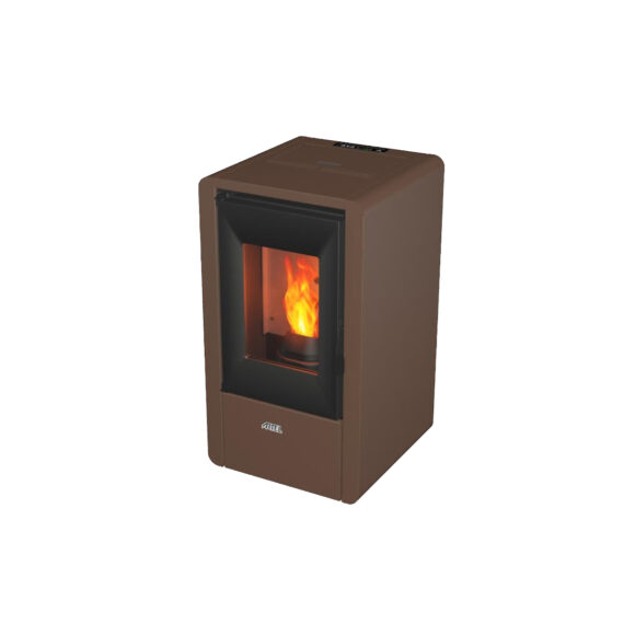 Salamandra a pellet 7kW Ar Ventilado Artel Nina Rustica